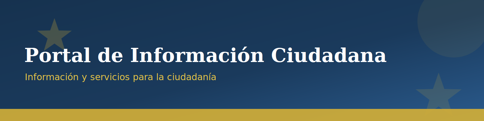 Portal de Información Ciudadana